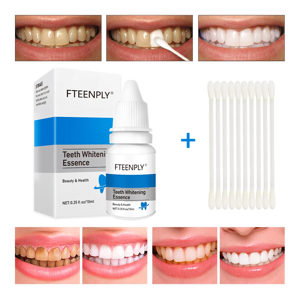 Teeth Whitening Flash - FTEENPLY Bubuk Esensi Pemutih Gigi Serum