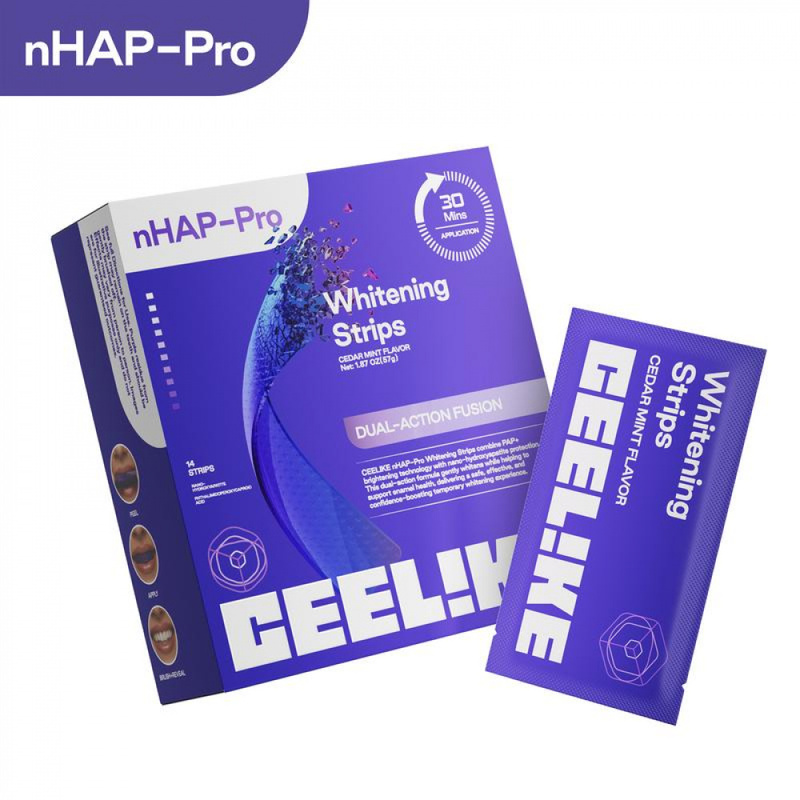 Teeth Whitening With Peroxide - CEELIKE Strip Pemutih Gigi Ungu, 7/21