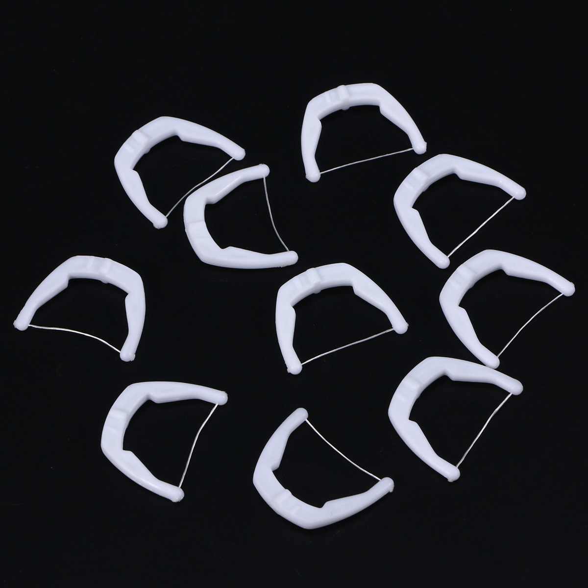 20 buah tusuk gigi dengan bena - Dental Floss Picks ulasan dan harga