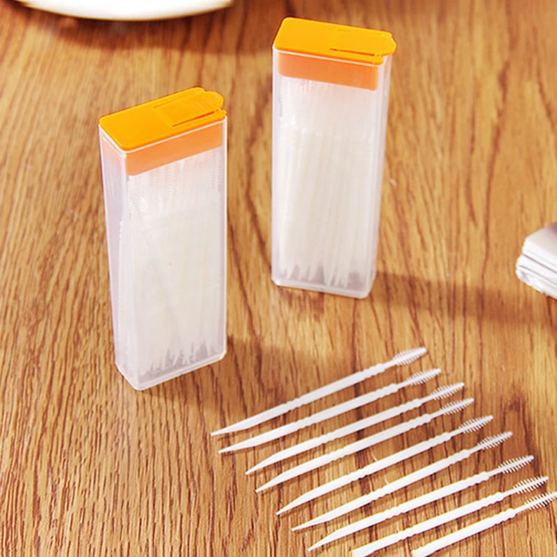 50 buah/boks perawatan mulut t - Dental Floss Picks ulasan dan harga