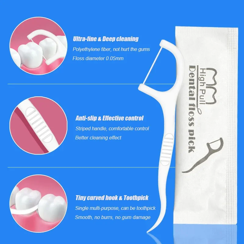 150 Buah Tusuk Gigi Tusuk Bena - Dental Floss Picks ulasan dan harga