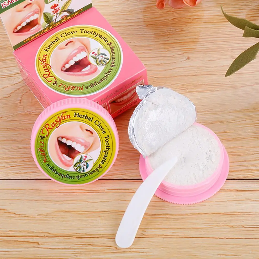 25g Rasyan Thai Clove Coconut  - Teeth Whitening Thailand ulasan dan harga