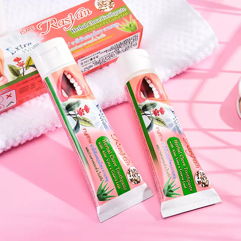 RASYAN Herbal Clove Tooth Powd - Teeth Whitening Thailand ulasan dan harga