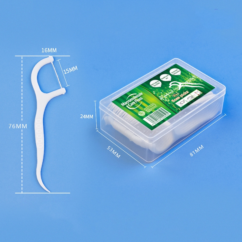 50 Buah Tusuk Benang Gigi Tusu - Dental Floss Picks ulasan dan harga