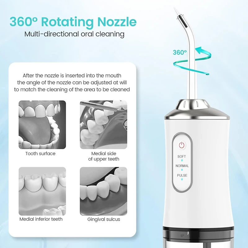 2026 Irigator Oral Portabel Pe - Dental Floss Picks ulasan dan harga
