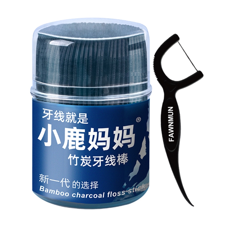 50 Buah Benang Gigi Tusuk Gigi - Dental Floss Picks ulasan dan harga