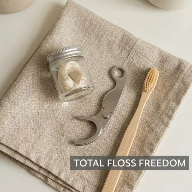 Tusuk Gigi Stainless Steel yan - Dental Floss Picks ulasan dan harga