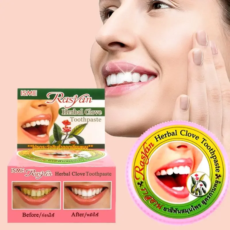 Bubuk Gigi Cengkeh/Kelapa Thai - Teeth Whitening Flash ulasan dan harga